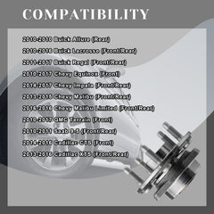 Vurkcy 513288 rear wheel bearing hub assembly for rear installation with encoder ABS for smooth rides.