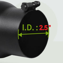 Vurkcy black finish adds a sleek look while aiding water shedding.