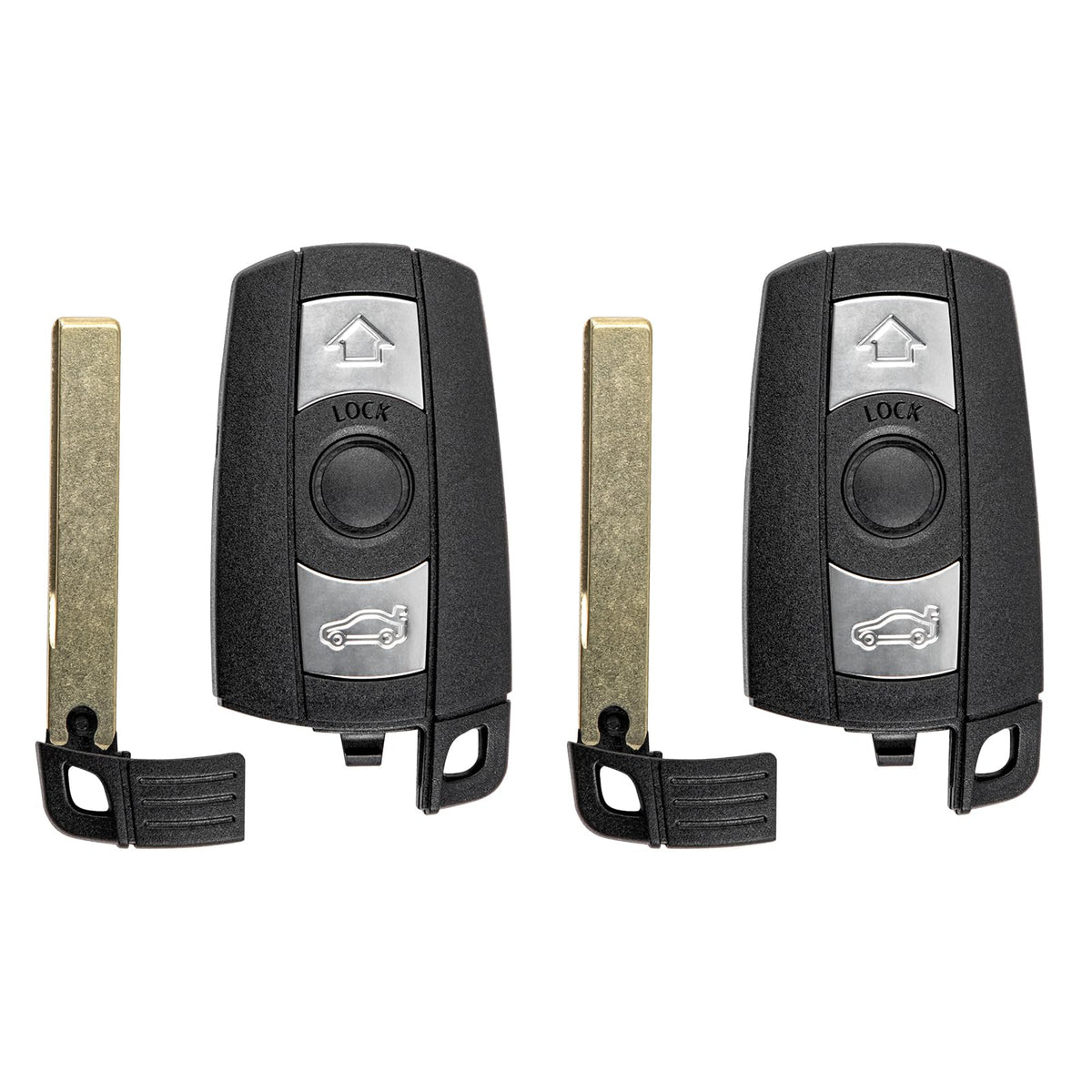 Vurkcy BMW KR55WK49127 2-pack key fob front view for replacement