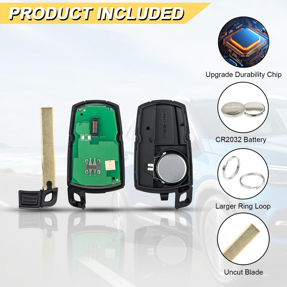 Vurkcy durable plastic shell for extended key fob life
