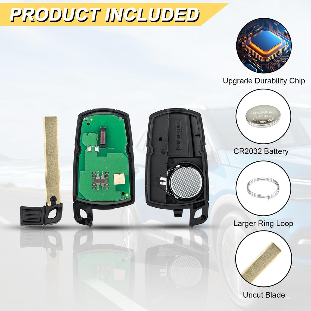 Vurkcy packaging includes one fob with battery pre-installed.