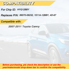Vurkcy Camry HYQ12BBY remote back view showing blade housing.