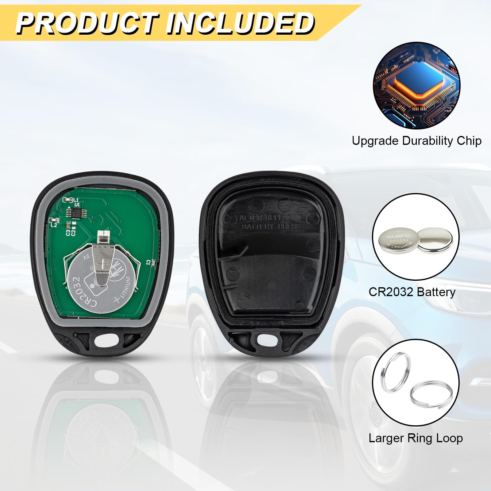 Close-up of glossy Vurkcy remote surface and button layout.