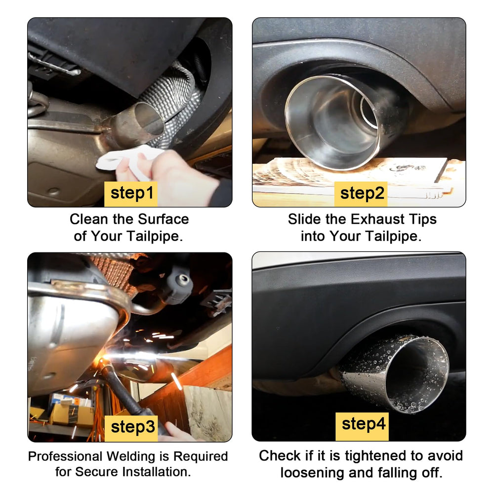 Vurkcy exhaust tip care guide helps prevent rust and buildup.