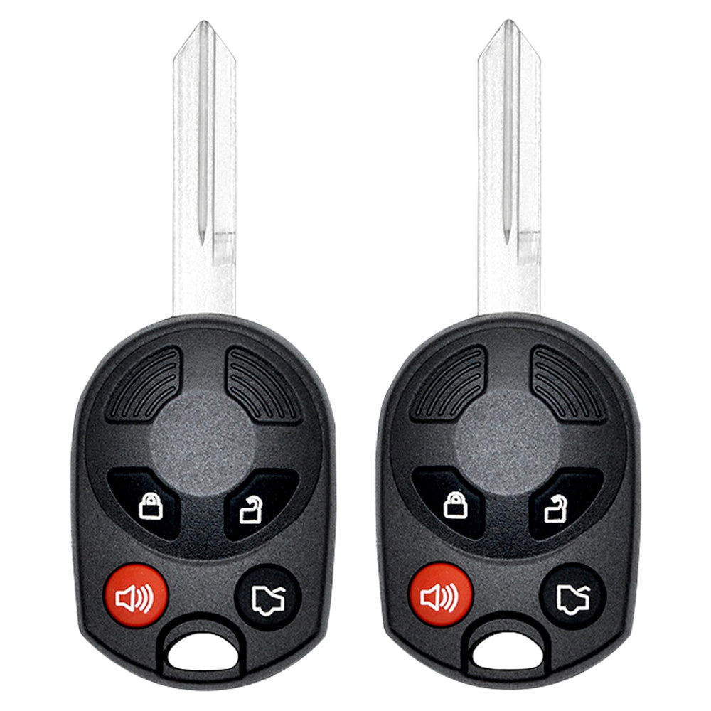 Vurkcy Ford OUCD6000022 key fob front view with 4 buttons for reliable replacement.