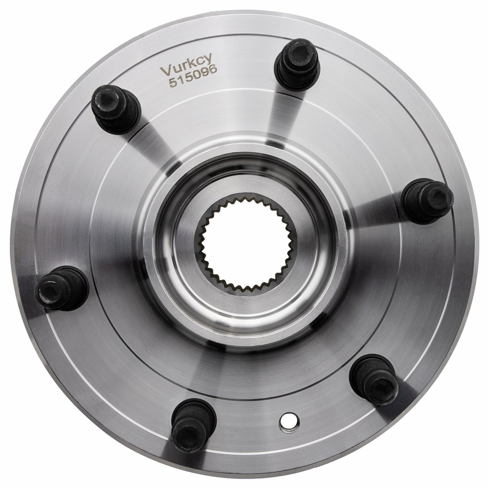 Vurkcy front-left hub assembly ready for GM trucks.