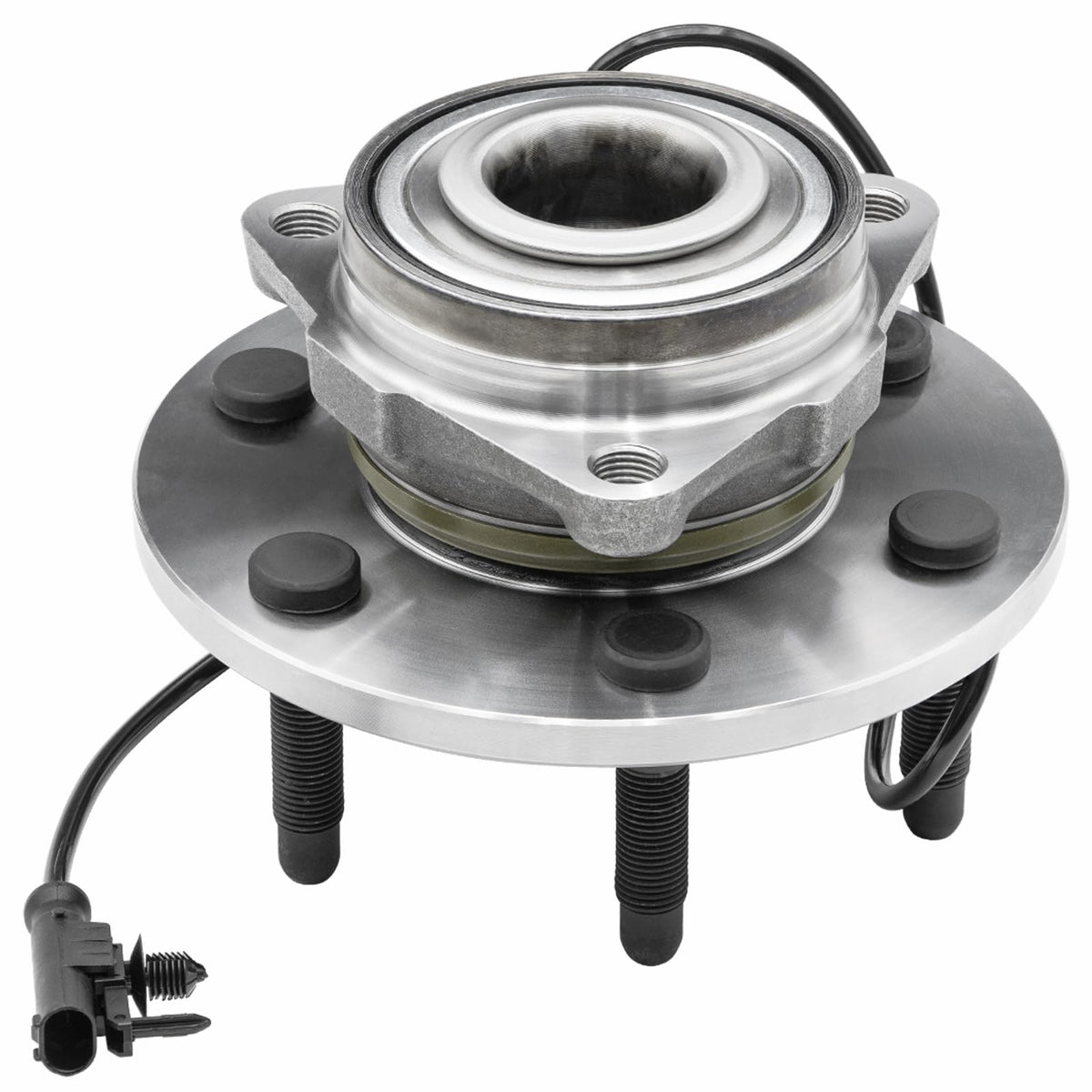 Vurkcy front hub with 6-bolt flange for secure 4WD installation.