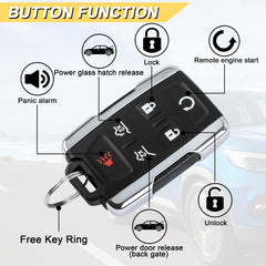 Vurkcy GMC Yukon XL remote side view with compact design