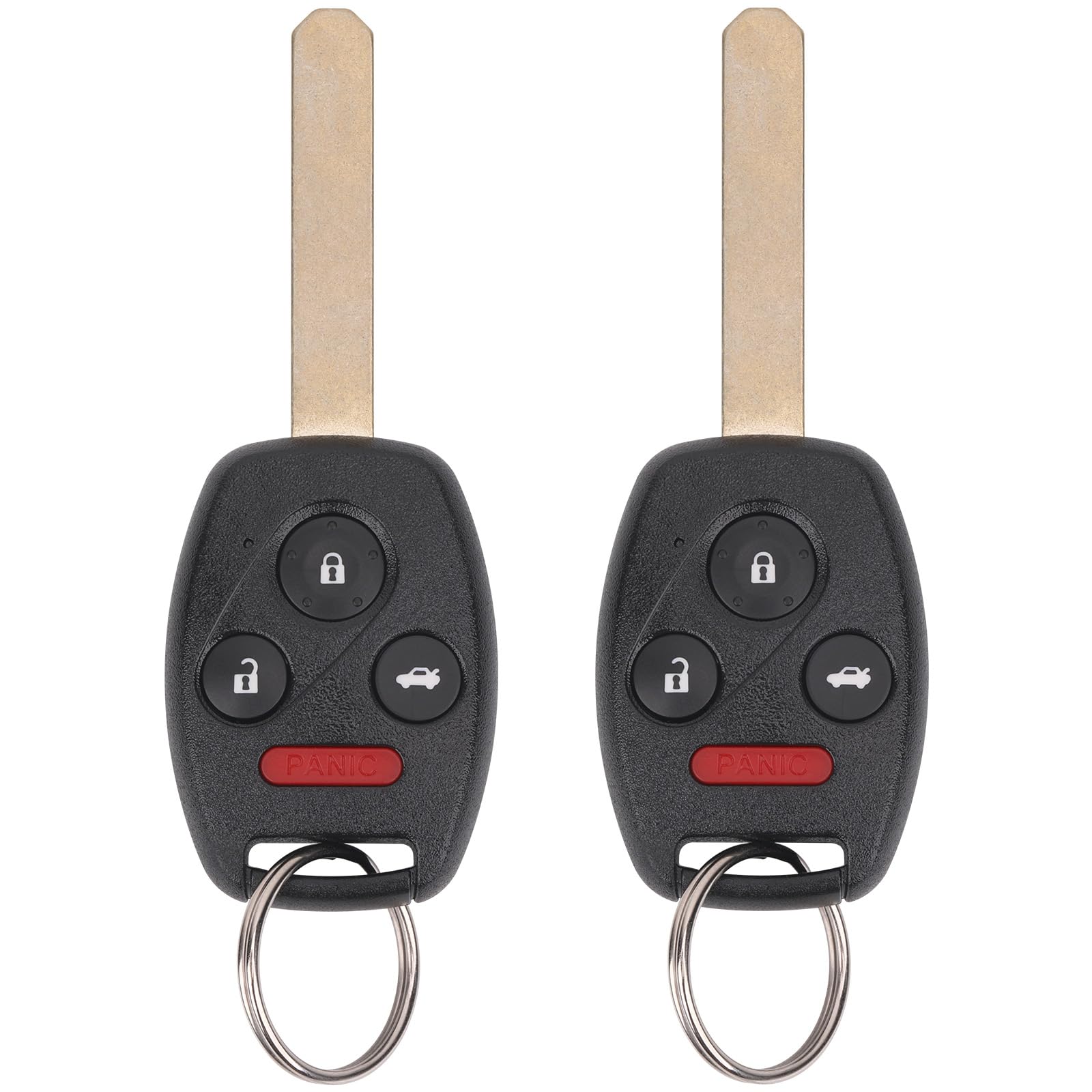 Vurkcy Honda Accord remote front view with four buttons for quick access.