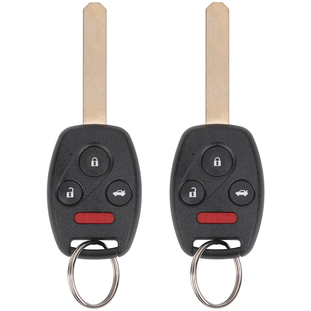 Vurkcy Honda Accord remote front view with four buttons for quick access.