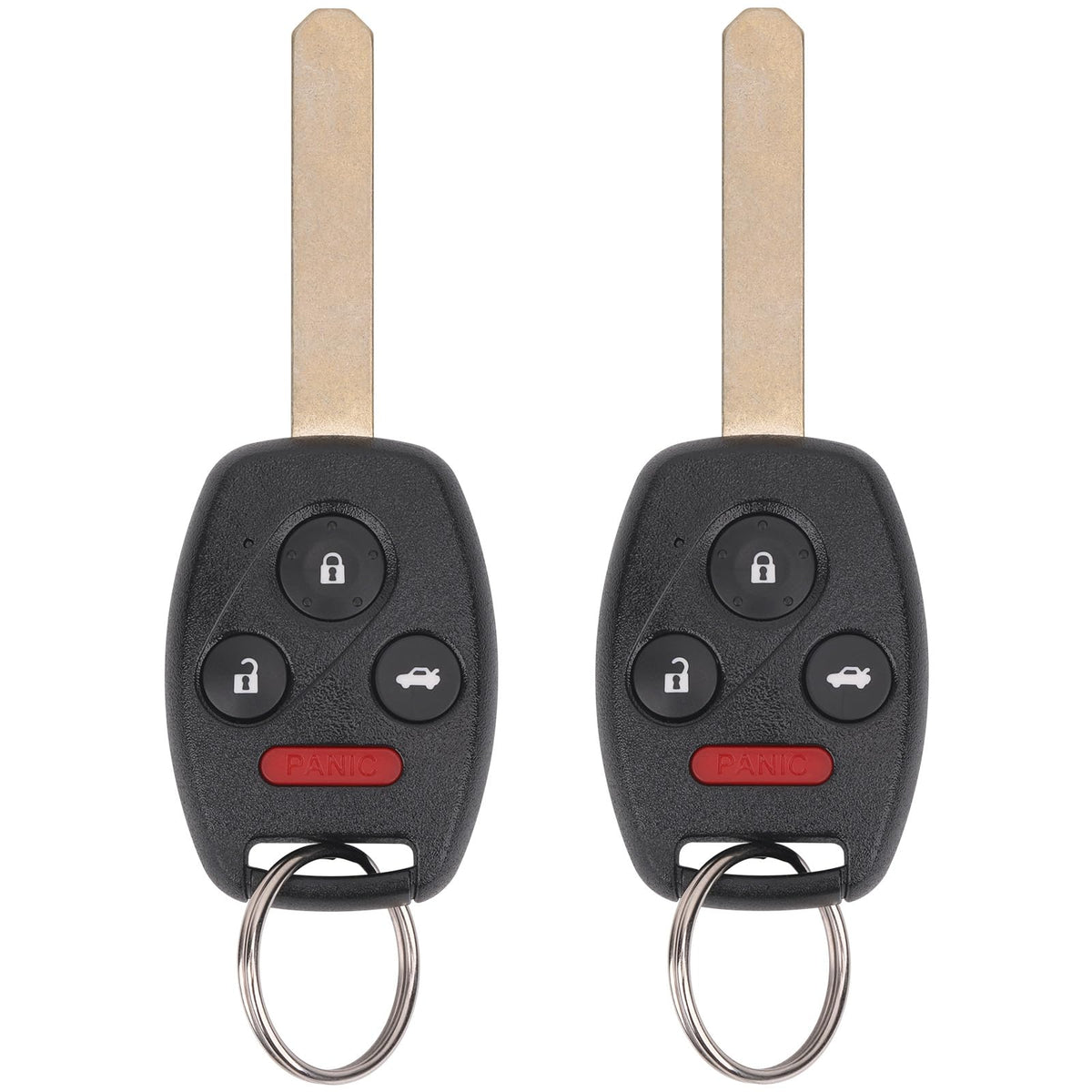Vurkcy Honda Accord remote front view with four buttons for quick access.