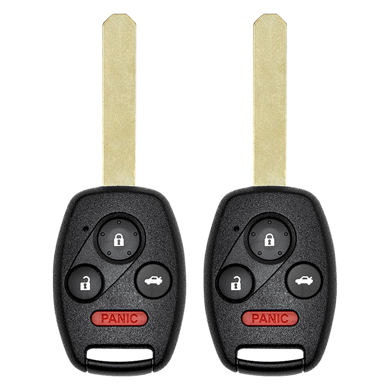 Vurkcy Honda Civic key fob front view with 4-button layout for reliable access.
