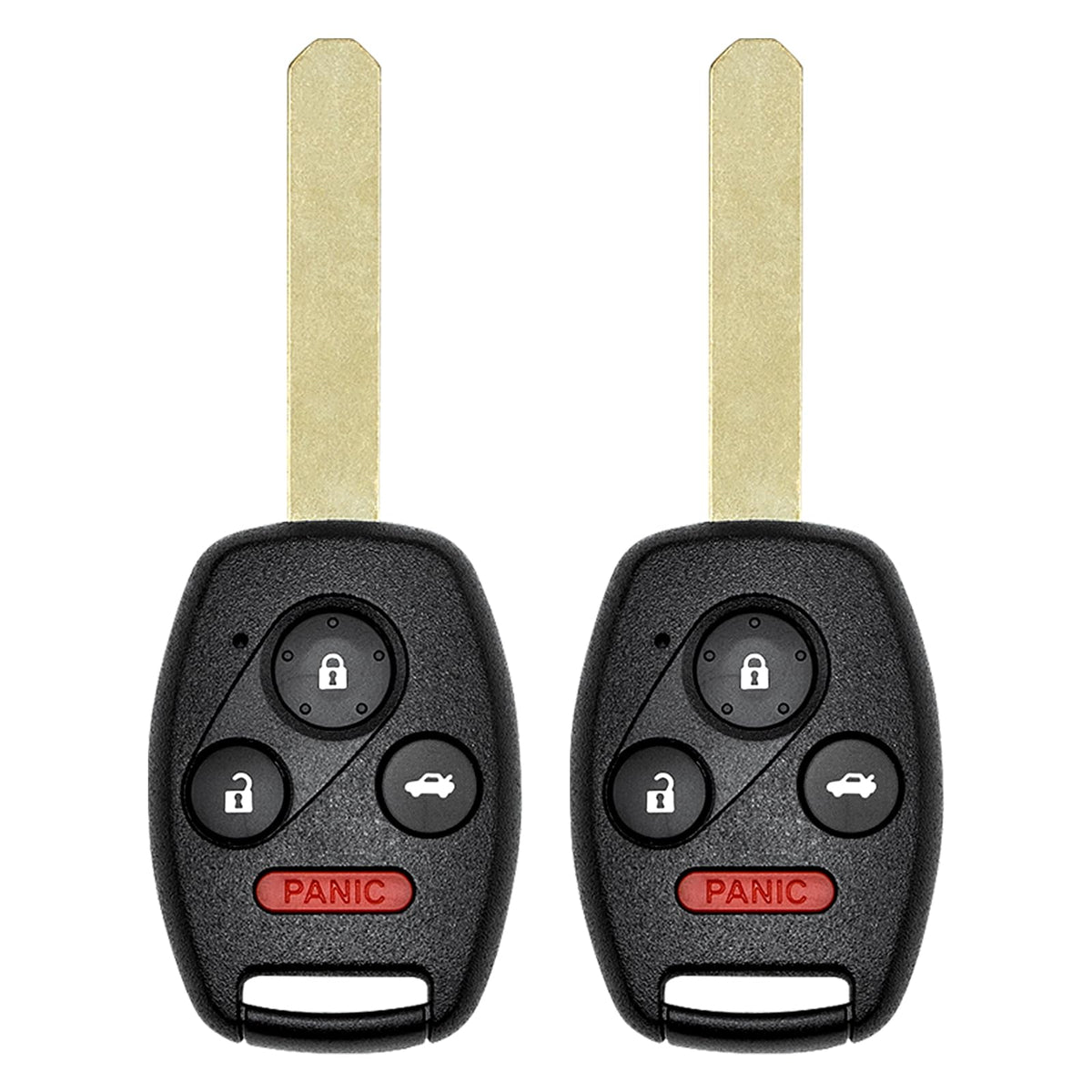 Vurkcy Honda Civic key fob front view with 4-button layout for reliable access.