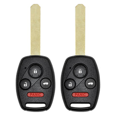 Vurkcy Honda Civic key fob front view with 4-button layout for reliable access.