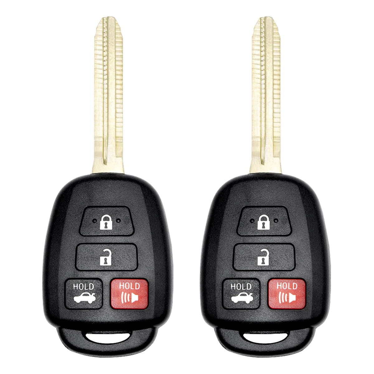 Vurkcy HYQ12BDM front view key fob replacement for Toyota remotes
