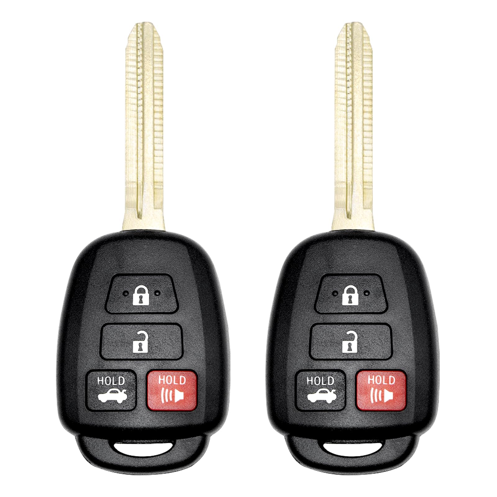 Vurkcy HYQ12BDM front view key fob replacement for Toyota remotes
