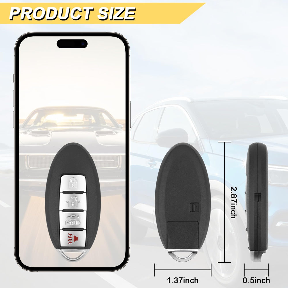 Vurkcy Infiniti FX35 key fob replacement with dual remotes and reliability