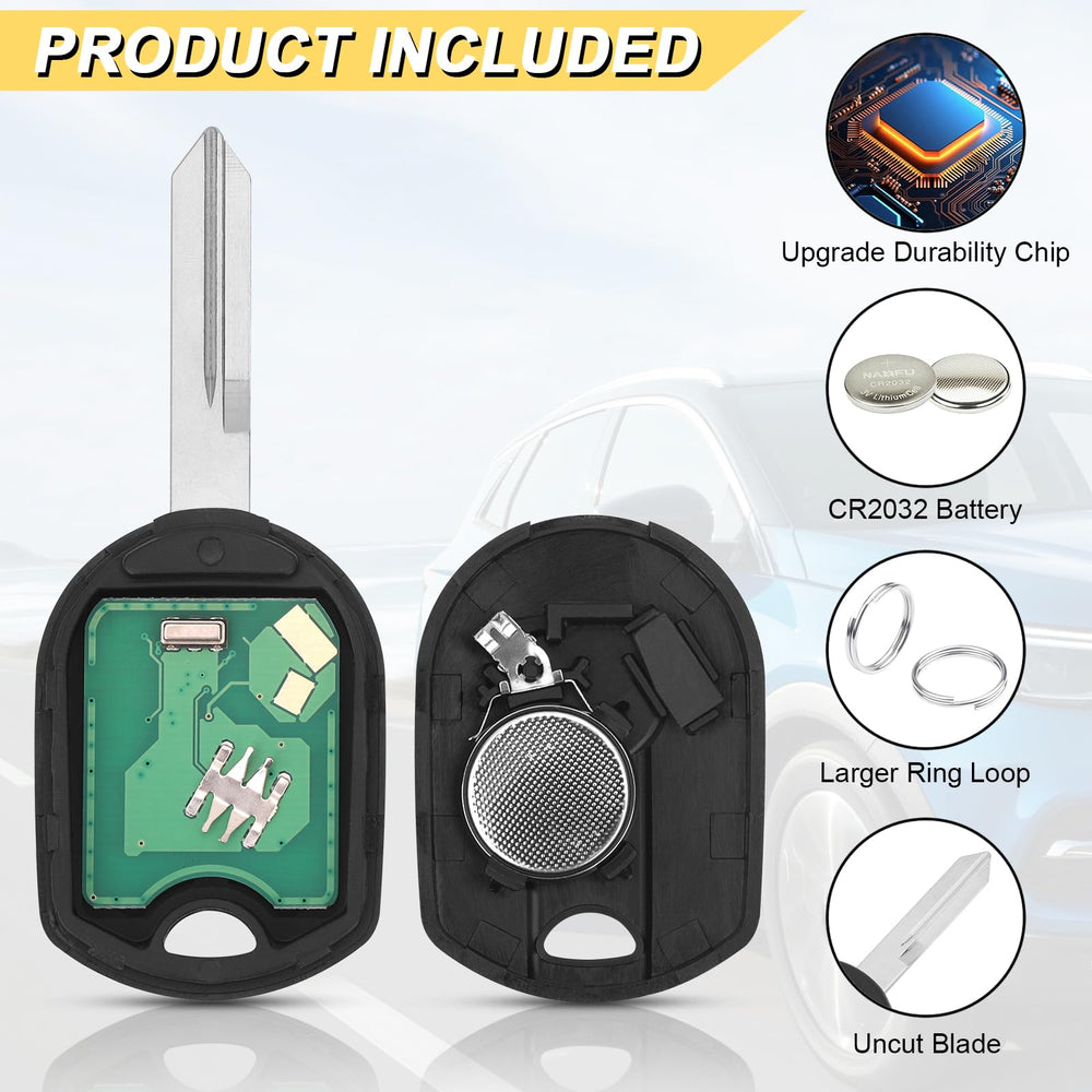 Vurkcy key fob 2pcs battery preinstalled, speeds up DIY swap.