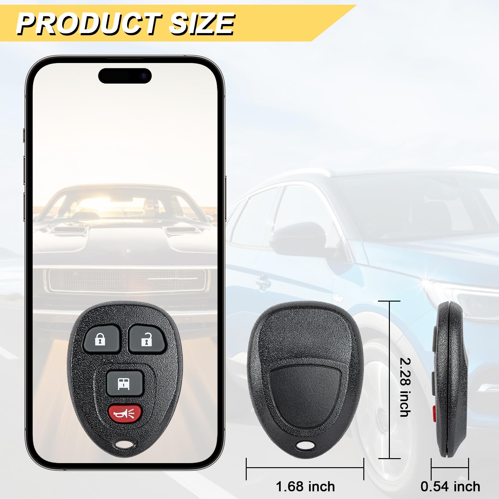 Vurkcy key fob battery preinstalled saves setup time and simplifies swapping.