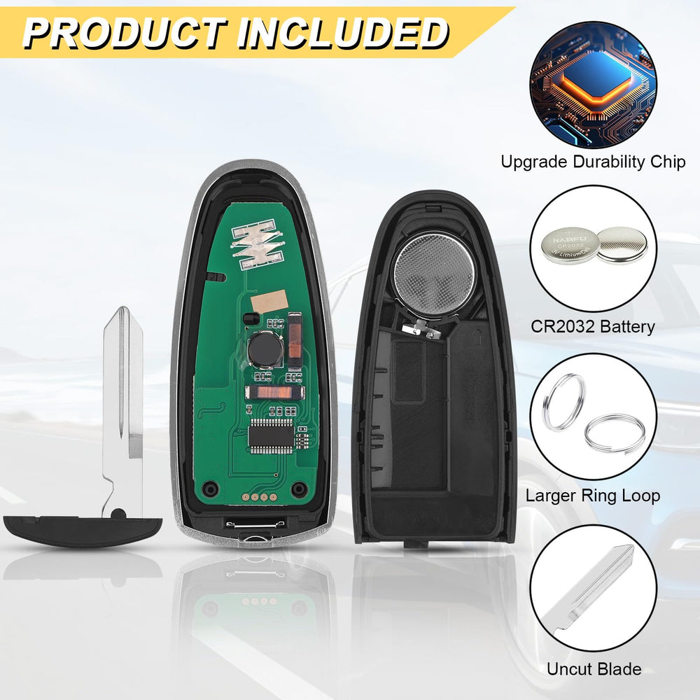Vurkcy key fob with battery pre-installed for immediate use.