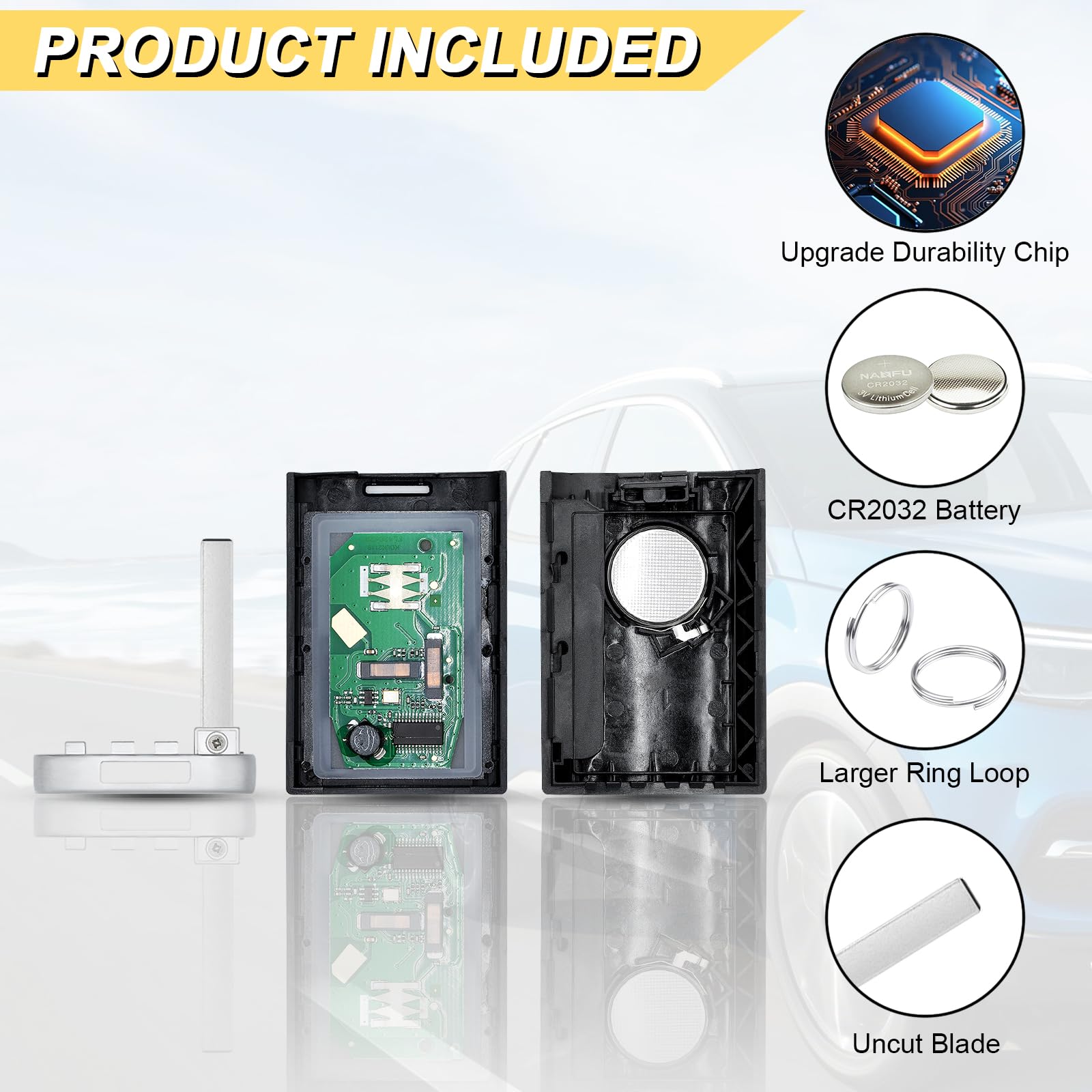 Compatibility reference image shows listed Cadillac models for easy verification