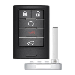 Vurkcy Cadillac SRX key fob replacement with 5 buttons for 2010-2015 models