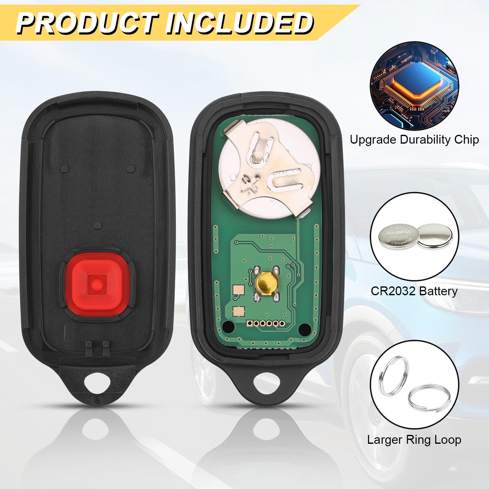 Vurkcy key fob compatibility list helps confirm fit.
