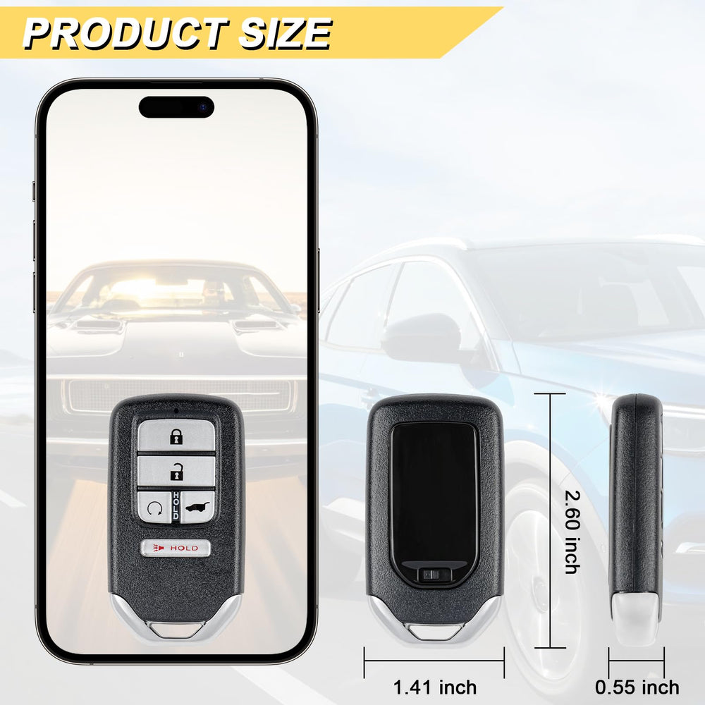 Vurkcy key fob electronics inside with pre-installed battery.