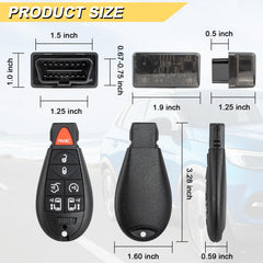 Vurkcy key fob electronics preinstalled for quick setup