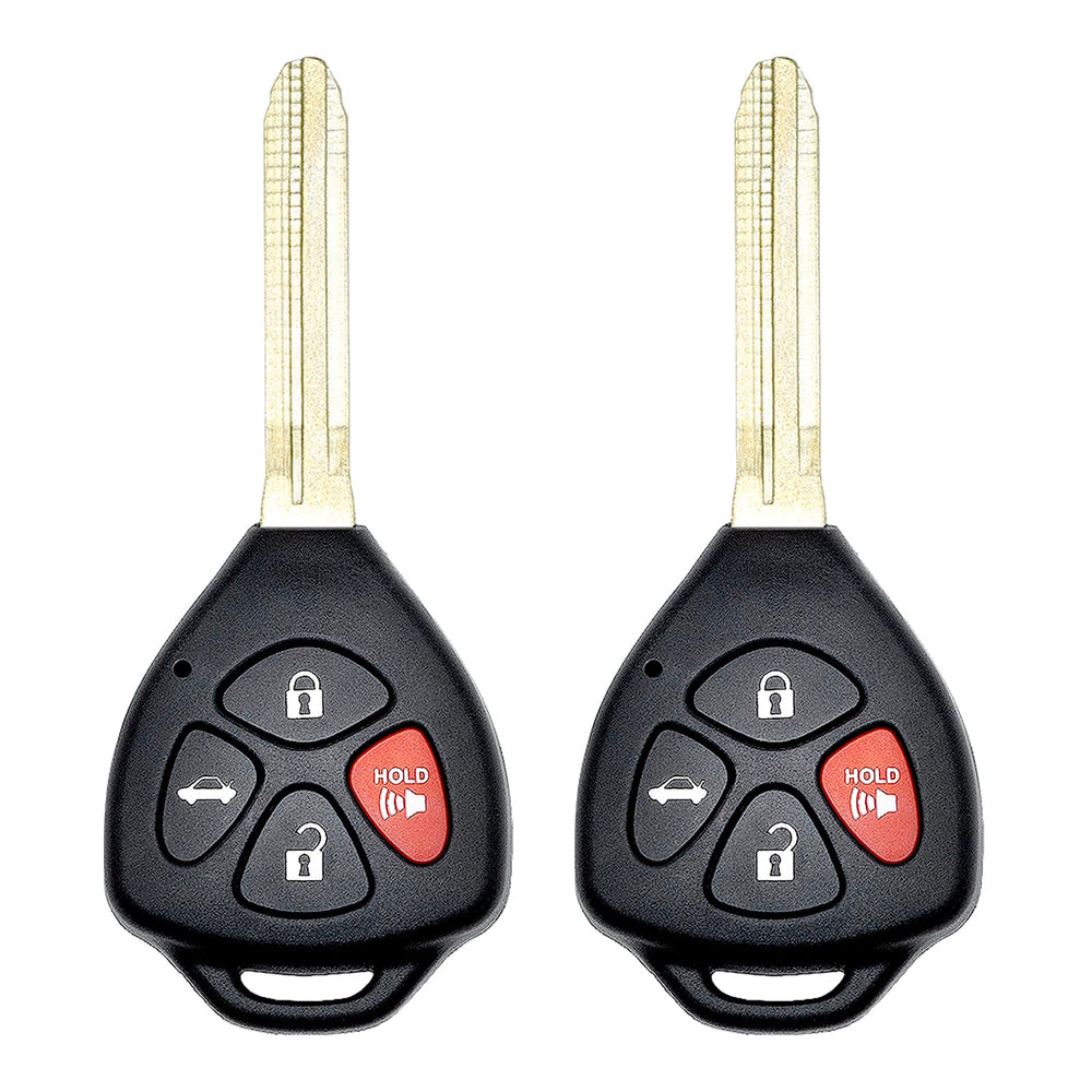 Vurkcy key fob front view with four buttons for quick remote access.