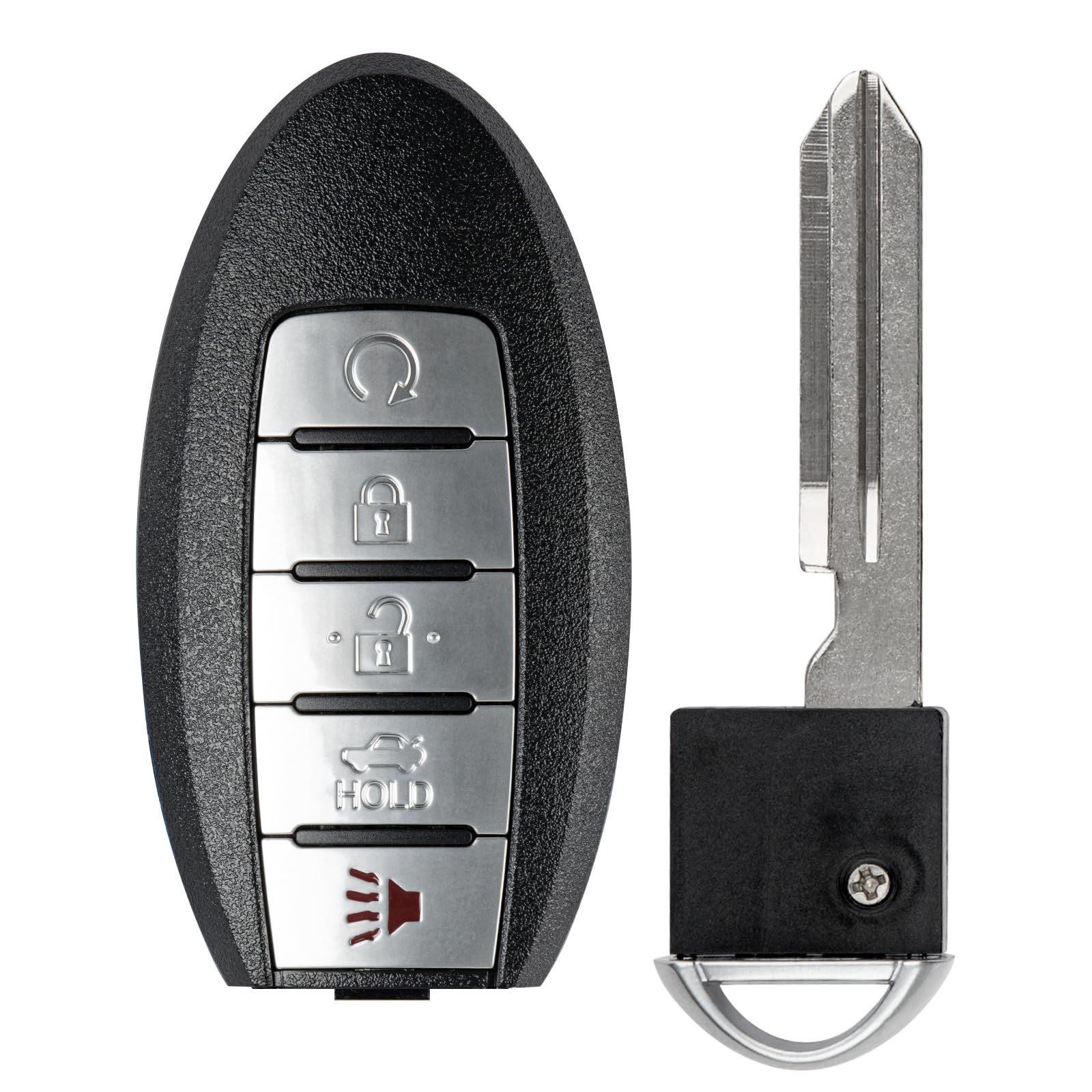 Vurkcy key fob front view shows easy-to-press buttons for compatible cars