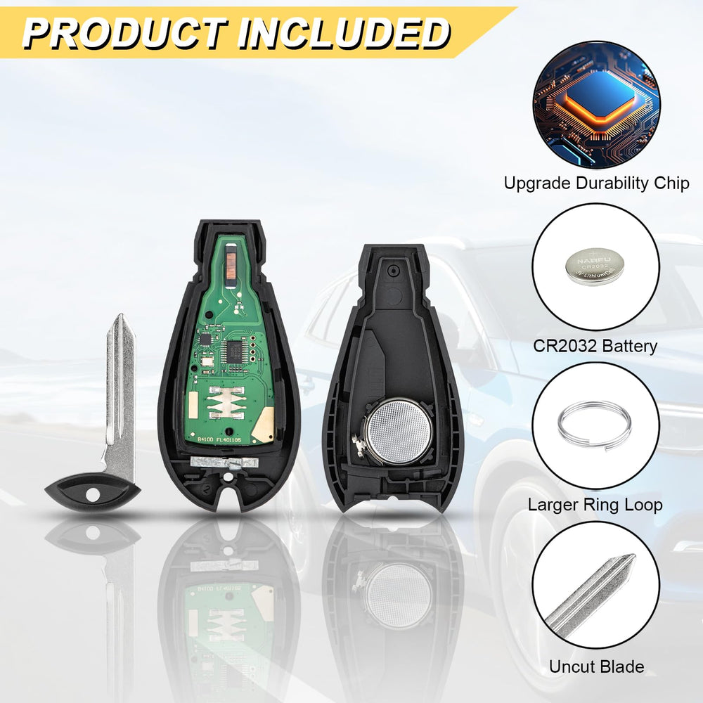 Vurkcy key fob packaging included for easy replacement.