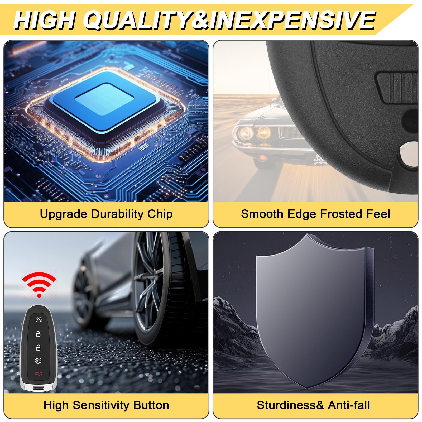 Vurkcy packaging showing included remote and 24-month warranty.