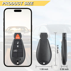 Vurkcy key fob durable plastic shell design.
