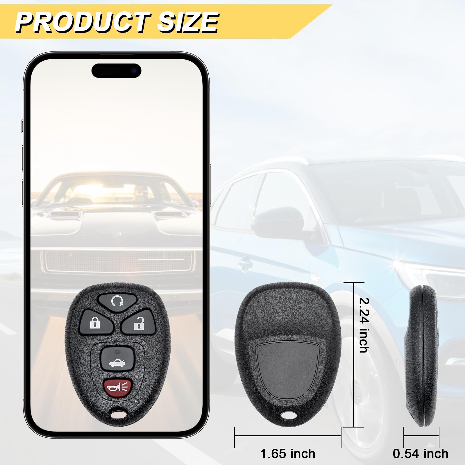 Vurkcy pre-installed battery fob for quick setup.