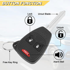 Vurkcy key fob for Ram remote, easy replacement with tested compatibility.