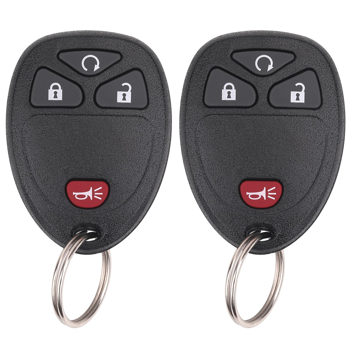 Vurkcy key fob remote front view for Chevy and GMC, easy replacement option