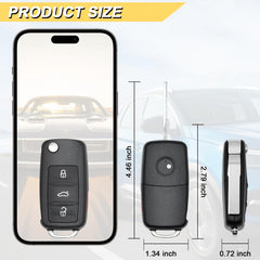 Vurkcy key fob for CC offers dependable access and panic button usability.