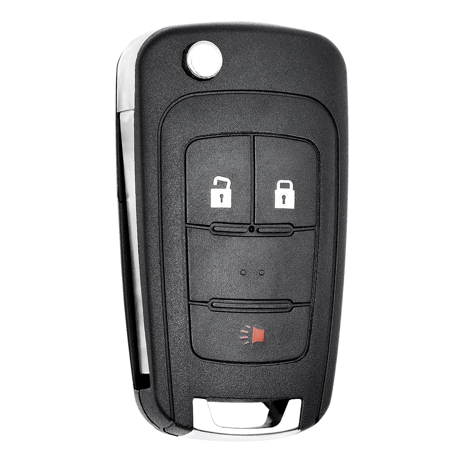 Vurkcy key fob replacement for Chevrolet Equinox front view, easy plug-and-go device