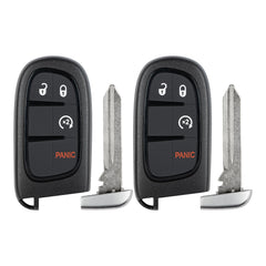 Vurkcy key fob replacement for Dodge Ram with four-button remote layout for easy use