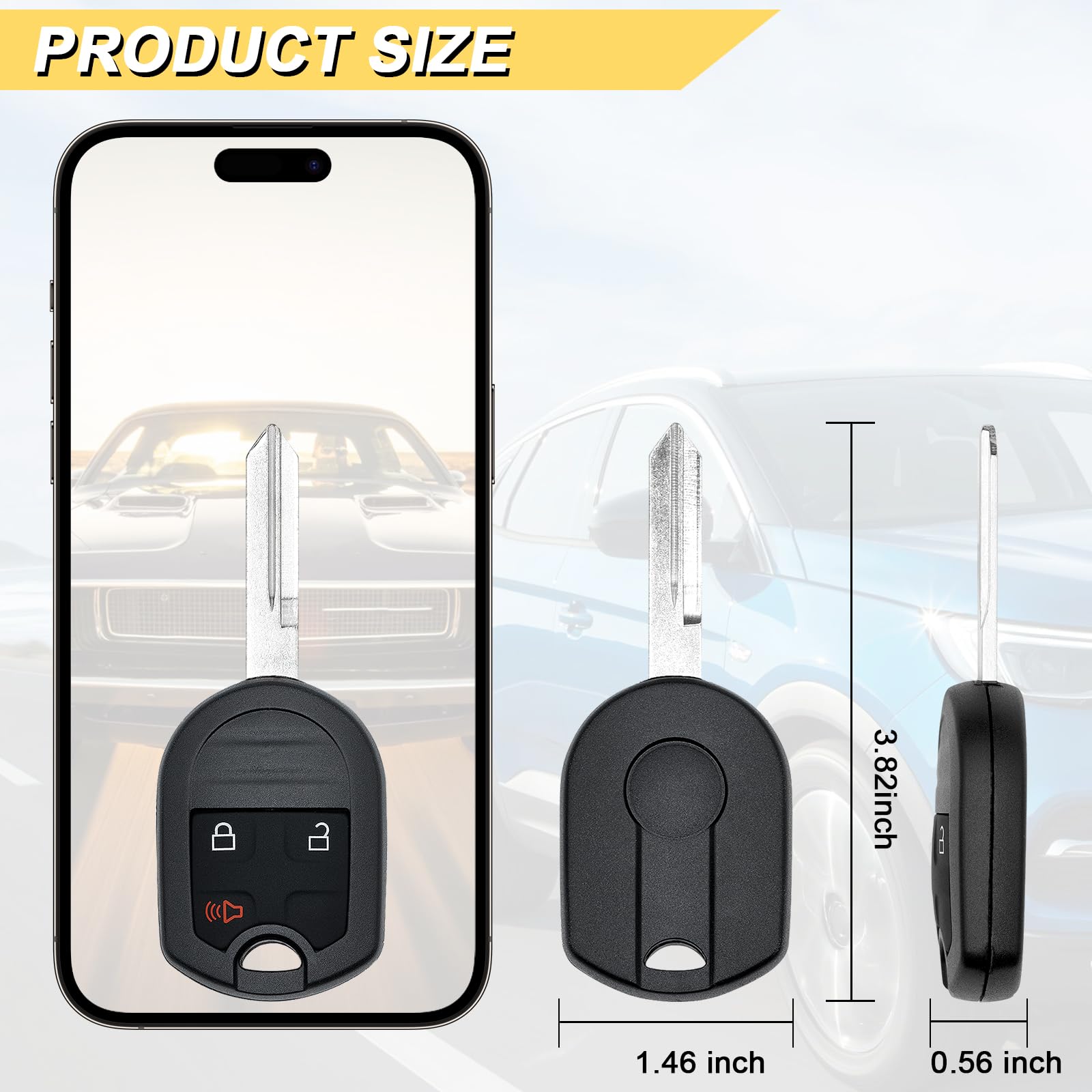 Vurkcy Expedition remote fob featuring pre-installed battery for instant use.