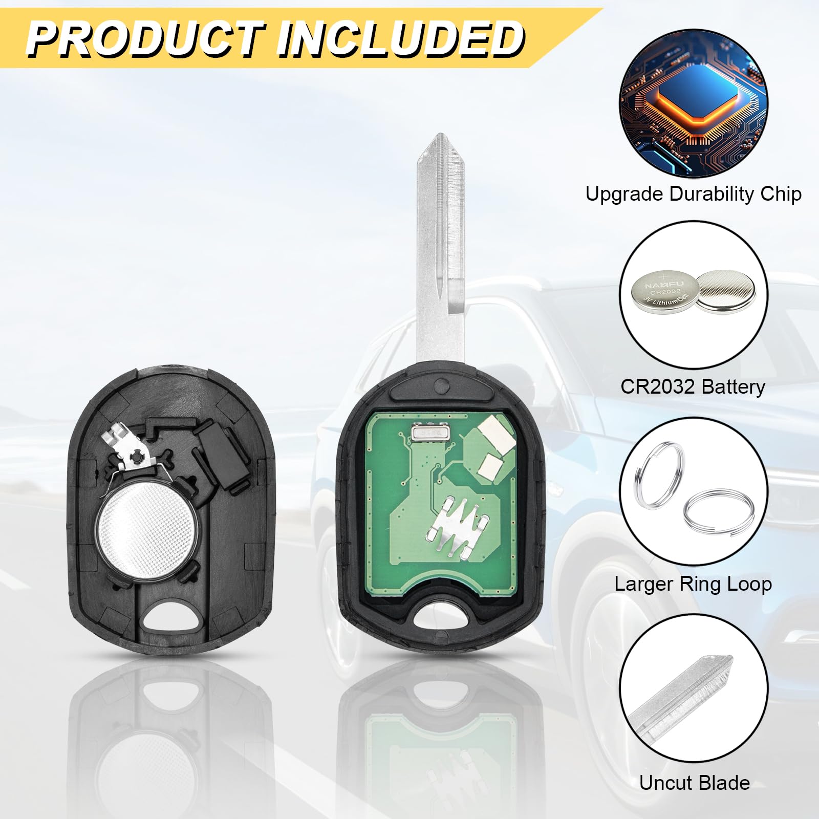 Vurkcy Explorer fob replacement with ideal ergonomics and reliable lock/unlock functions.