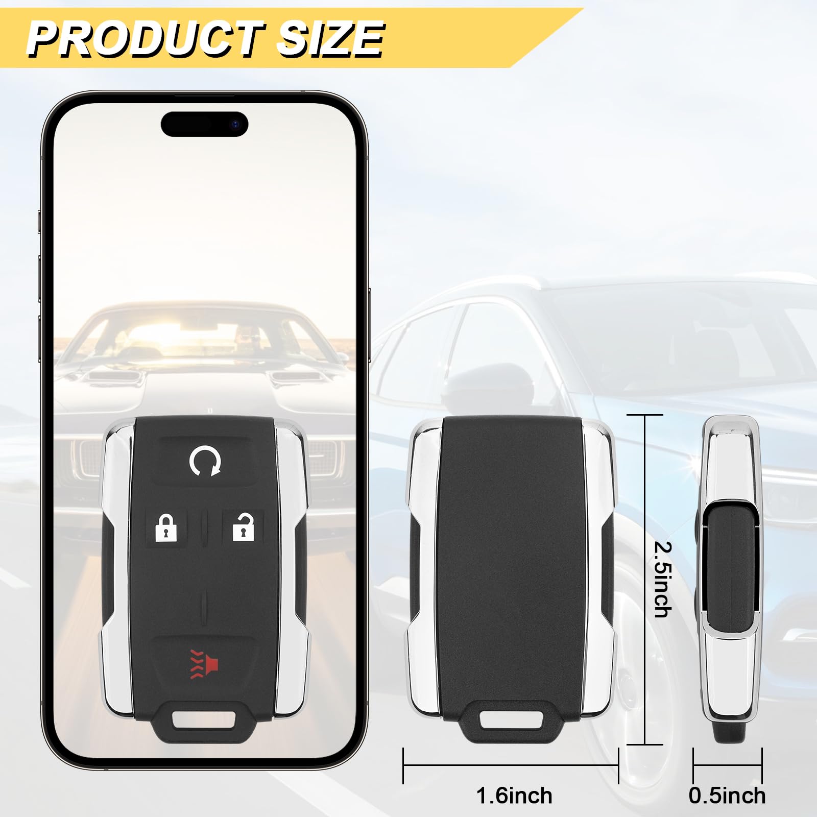 Vurkcy Sierra fob visual, OEM-like look and feel.