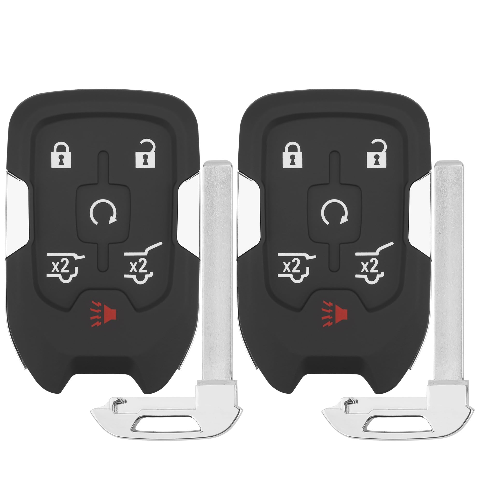 Vurkcy key fob Suburban front view with quick access and remote start