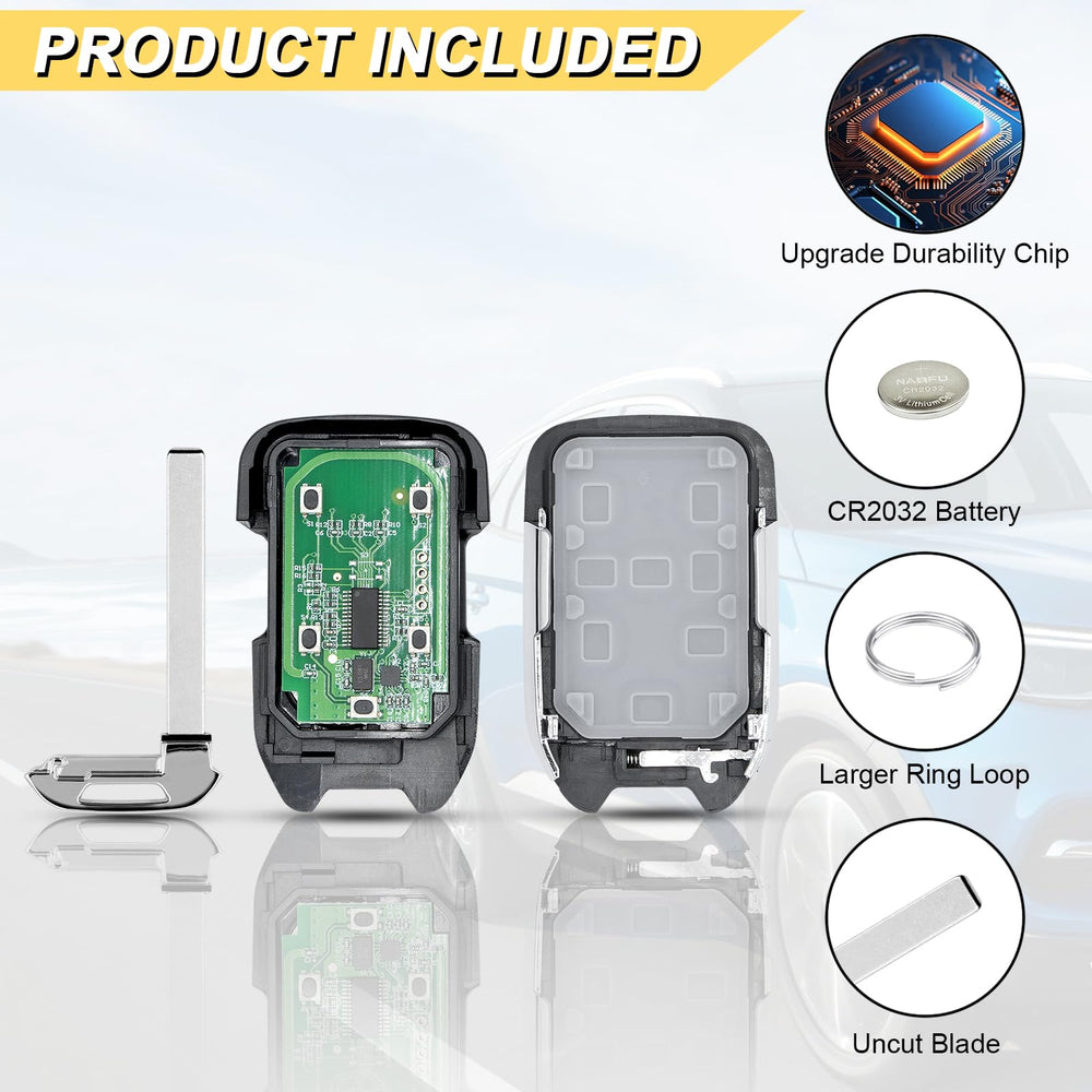 Vurkcy keyfob electronics preinstalled for quick replacement.