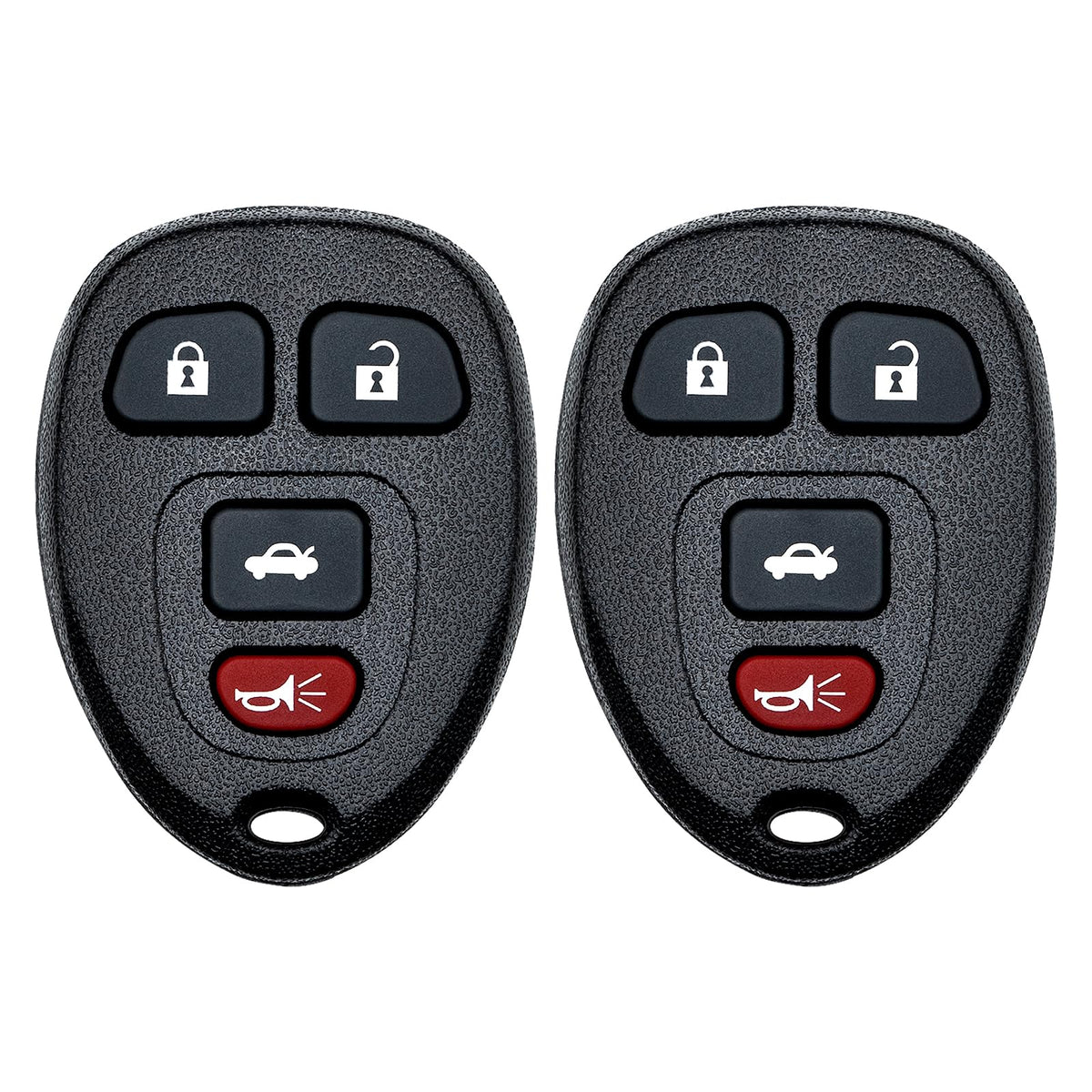Vurkcy keyfob KOBGT04A 2-pack for quick replacement on compatible GM models.