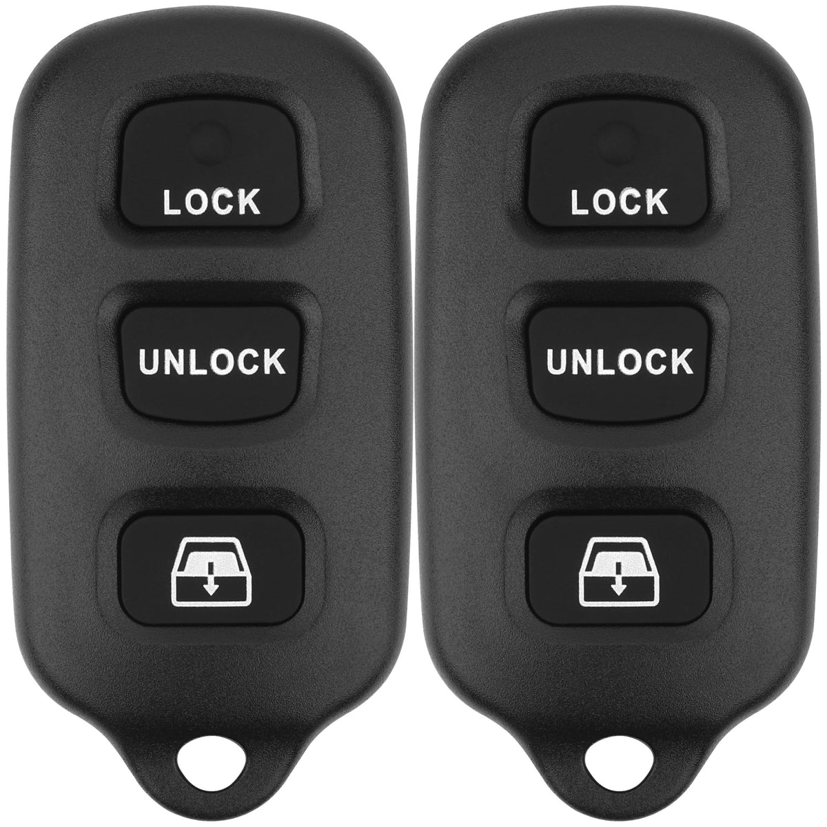Vurkcy key fob for Toyota 4Runner close-up with reliable buttons
