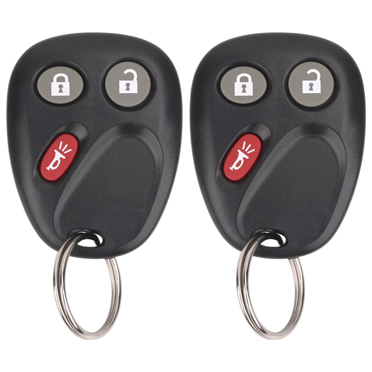 Vurkcy keyless remote fob front view for GM models; ready replacement.
