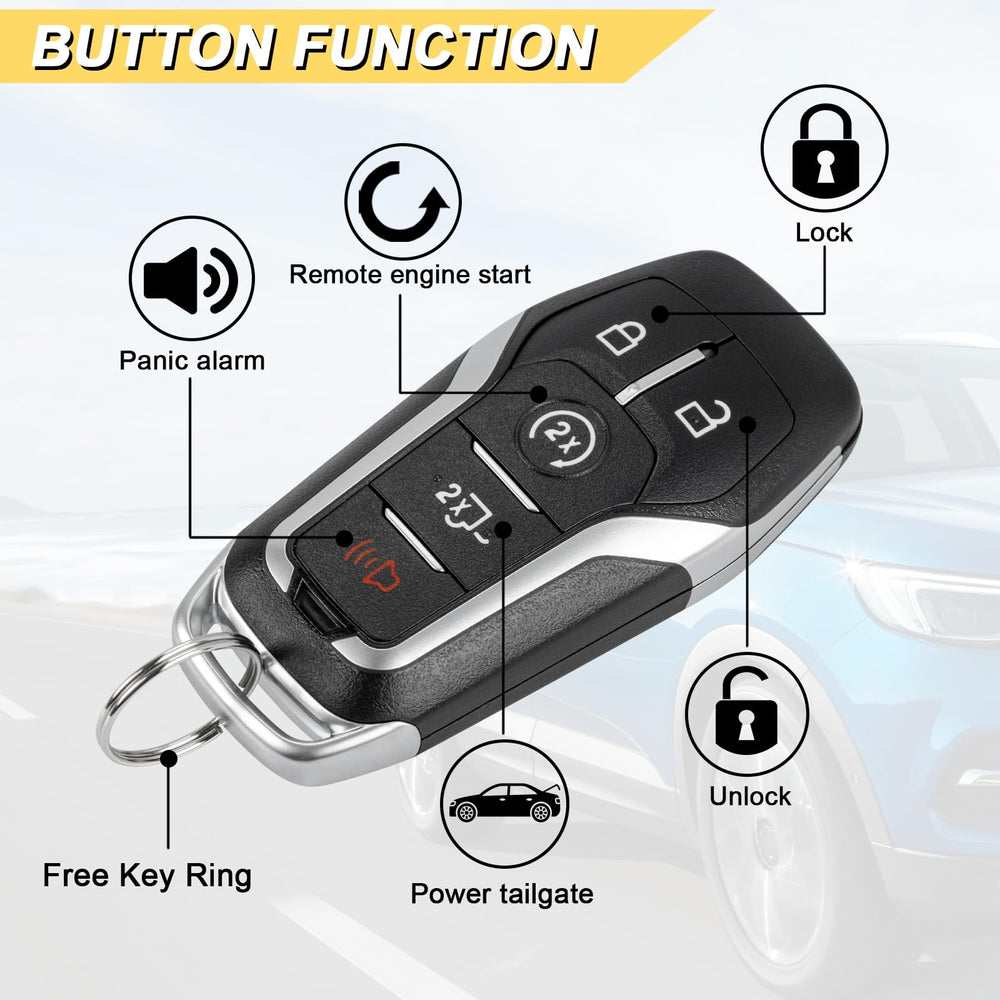 Vurkcy OEM-quality replacement remote with durable, factory-like performance.