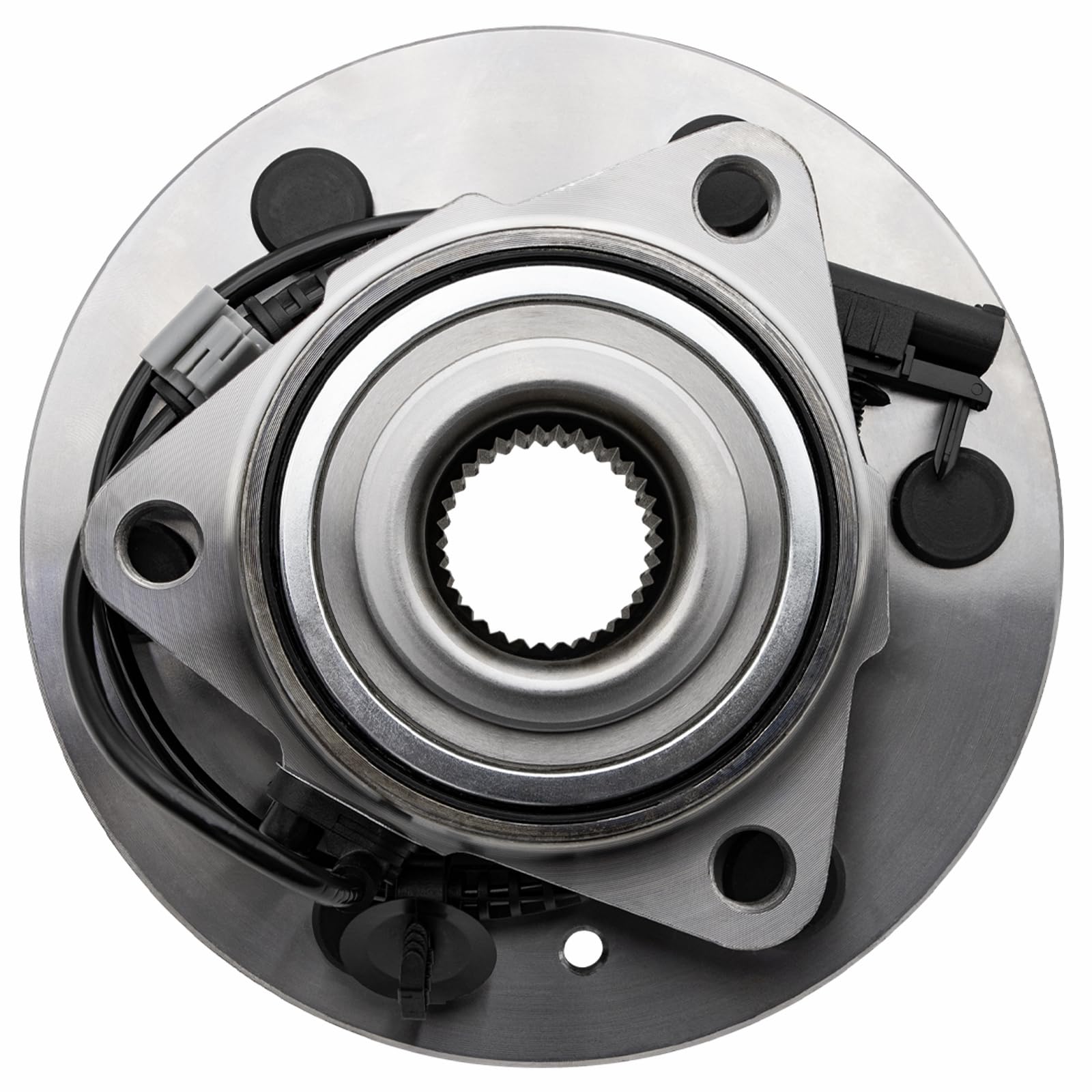 Vurkcy packaging displays one front wheel hub assembly.